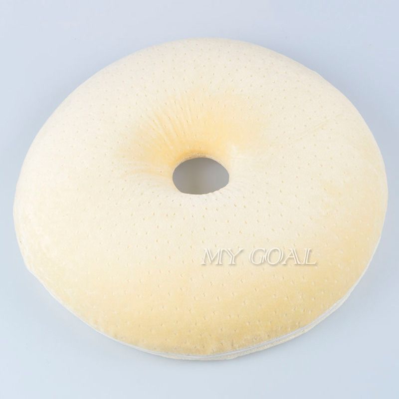 Memory Foam Ring Donut Cushion Pressure Relief Hemorrhoids Piles Washable Cover eBay
